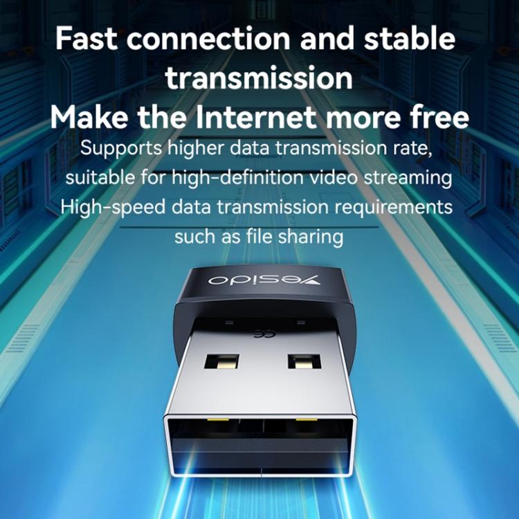Adaptador inalámbrico USB Yesido WP10 WiFi de alta velocidad de 150 Mbps