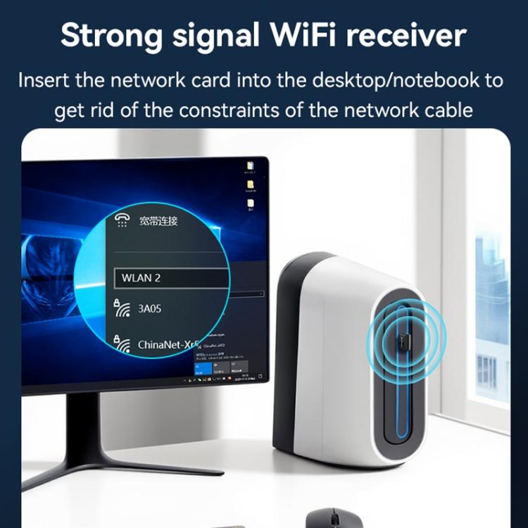Adaptador inalámbrico USB Yesido WP10 WiFi de alta velocidad de 150 Mbps