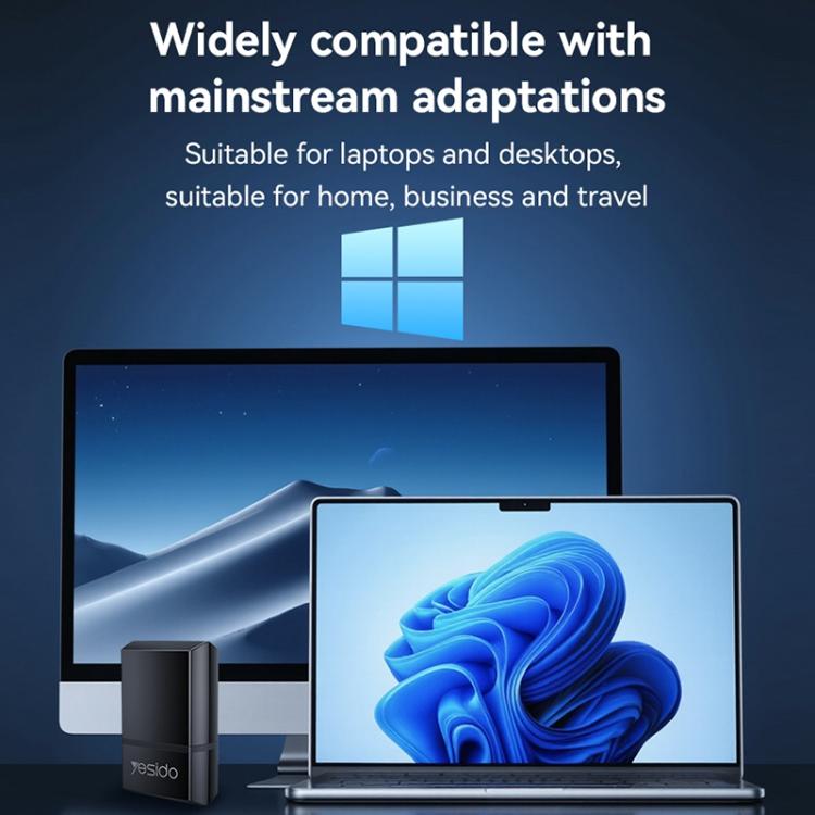 Adaptador inalámbrico USB Yesido WP10 WiFi de alta velocidad de 150 Mbps