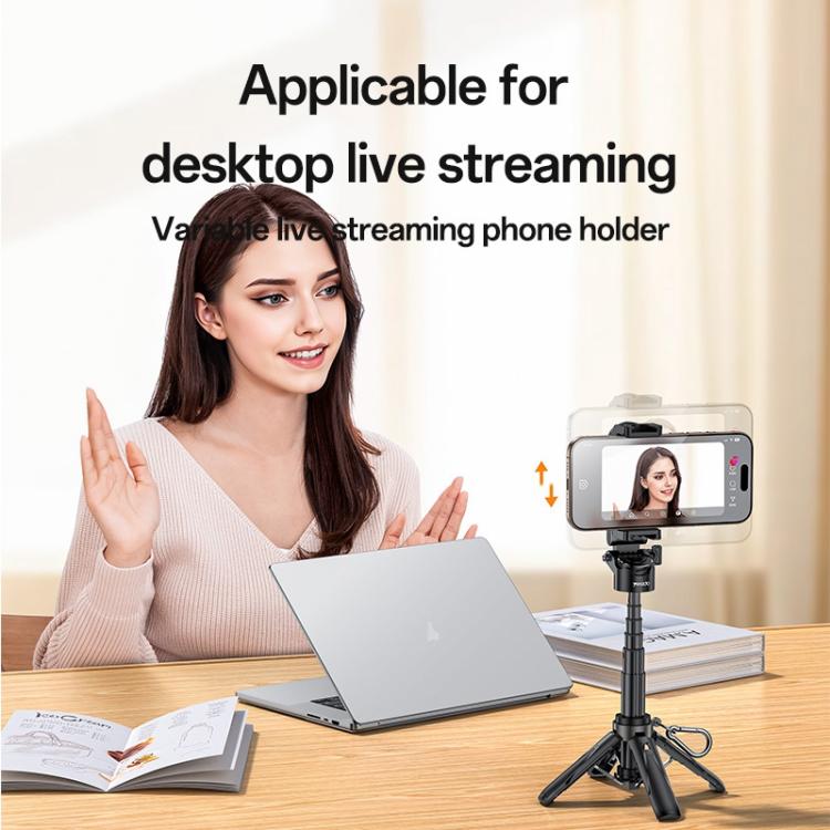Trípode plegable Yesido SF29 con Bluetooth y palo selfie, SF29
