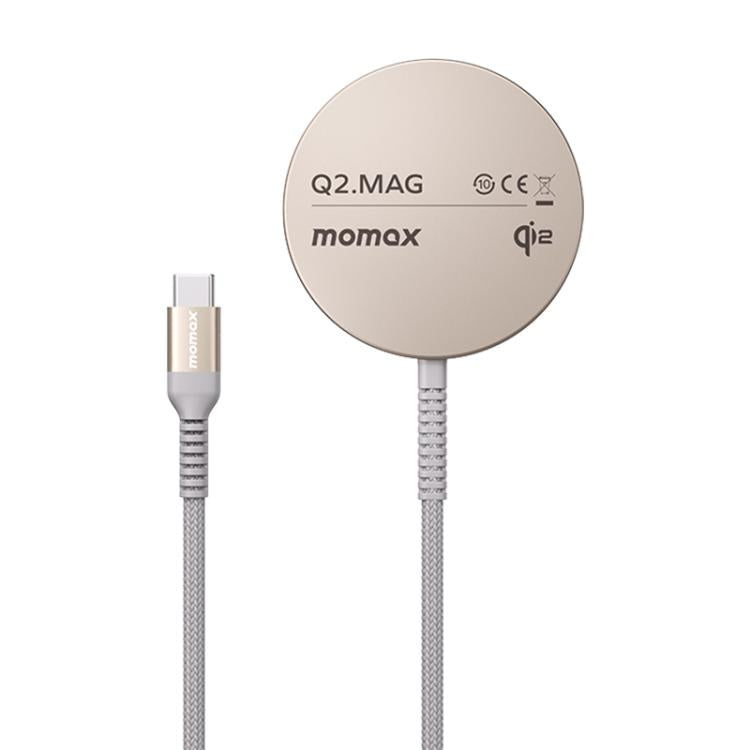 Cargador inalámbrico magnético portátil Qi2 MOMAX UD32L Q2.Mag de 15 W, UD32L