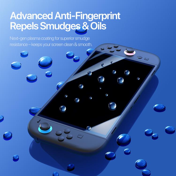 Protector de pantalla de cristal templado DUX DUCIS HD Full Screen con posicionador, For Nintendo Switch 2