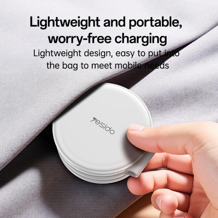 Cargador inalámbrico plegable Yesido DS29 5 en 1 para teléfono, reloj y auriculares., DS29