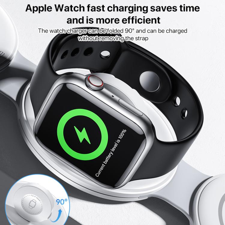 Cargador inalámbrico plegable Yesido DS29 5 en 1 para teléfono, reloj y auriculares., DS29