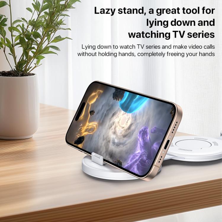 Cargador inalámbrico plegable Yesido DS29 5 en 1 para teléfono, reloj y auriculares., DS29