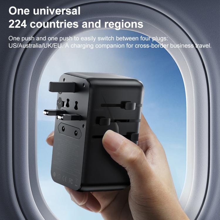 Enchufe de carga rápida global MOMAX UA16 1-World PD140W GaN para viajes., UA16
