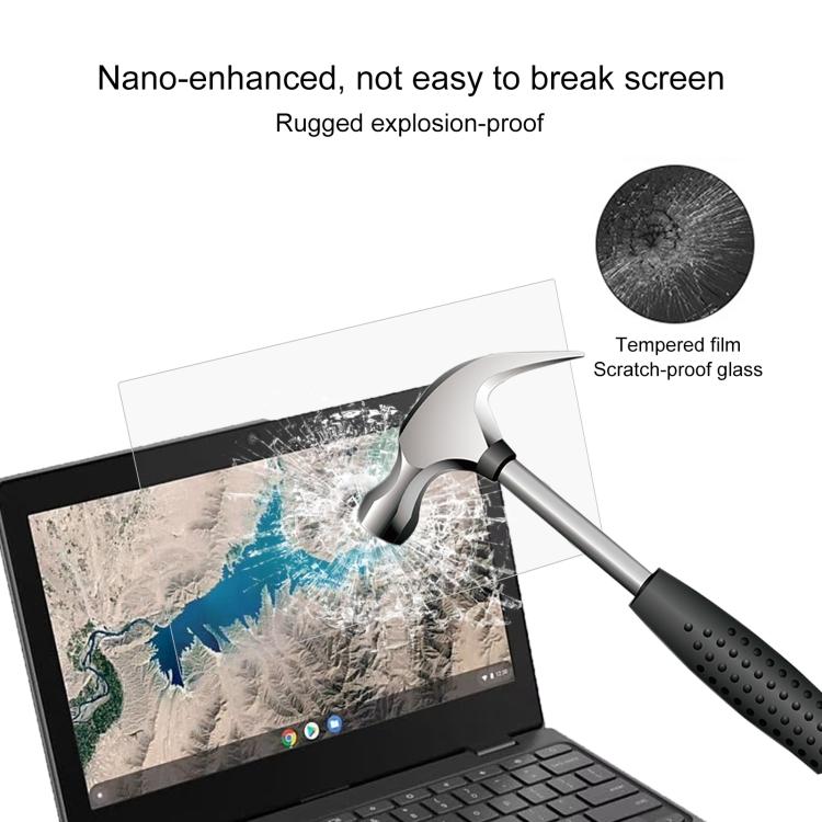 Película de vidrio templado a prueba de explosiones 9H 0.3mm, For Lenovo Yoga Pad Pro 14.5 inch, For Lenovo IdeaPad Slim 3 Gen10 14, For Lenovo IdeaPad Slim 5 Light 14, For Lenovo IdeaPad Slim 3 Gen8 15.6, For Lenovo Chromebook 100e 11.6               ...