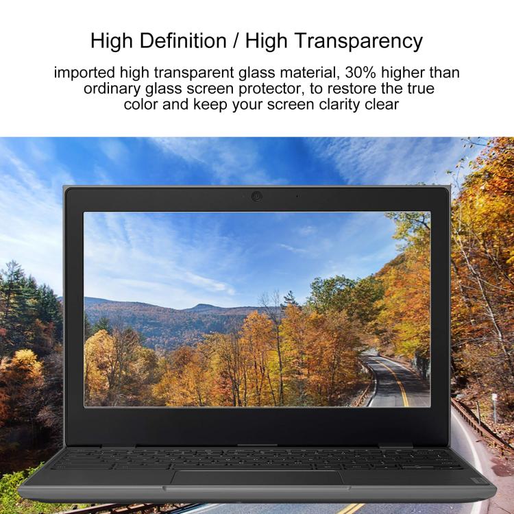 Película de vidrio templado a prueba de explosiones 9H 0.3mm, For Lenovo Yoga Pad Pro 14.5 inch, For Lenovo IdeaPad Slim 3 Gen10 14, For Lenovo IdeaPad Slim 5 Light 14, For Lenovo IdeaPad Slim 3 Gen8 15.6, For Lenovo Chromebook 100e 11.6               ...
