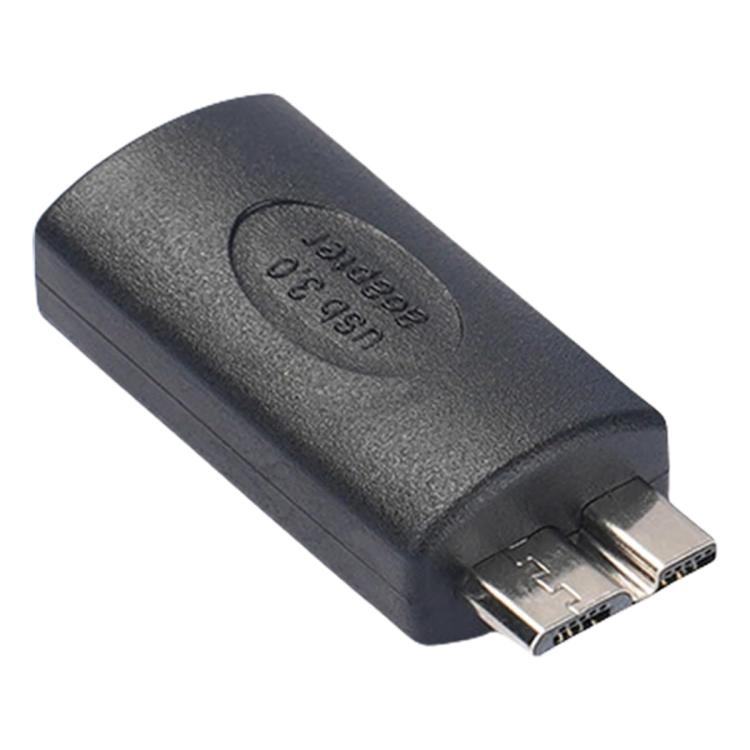 Adaptador de ordenador para disco duro portátil USB 3.0, Type-C Female to Micro USB Male