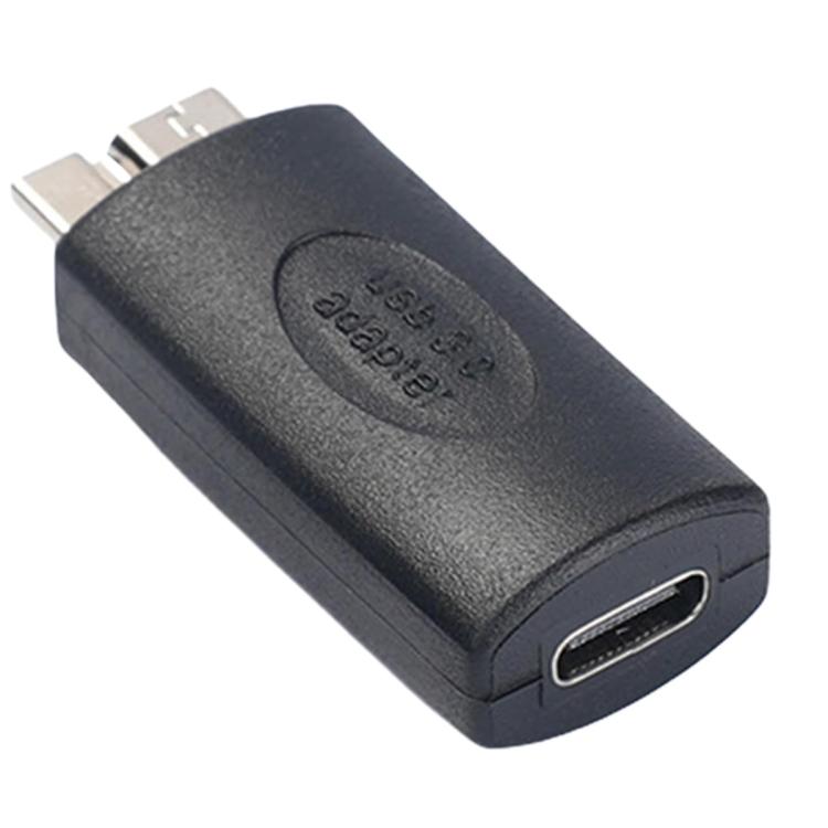 Adaptador de ordenador para disco duro portátil USB 3.0, Type-C Female to Micro USB Male