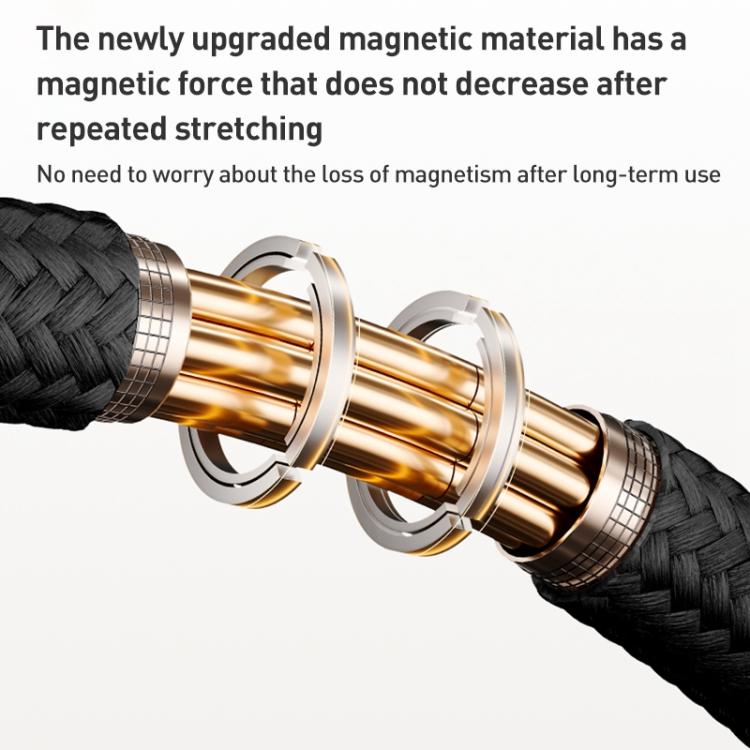 Cable de datos magnético Momax Mag.Link Duo de 60 W USB-C / Tipo-C a USB-C / Tipo-C / 8 pines, DC58 1m, DL58 60W 1m