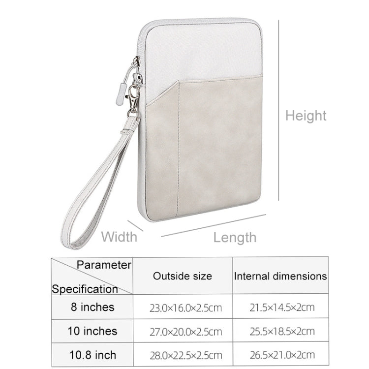 ND00S Estuche protector con funda de fieltro Bolsa de transporte interna, For 8 inch or Below Tablet, For 10 inch or Below Tablet, For 10.8 inch or Below Tablet