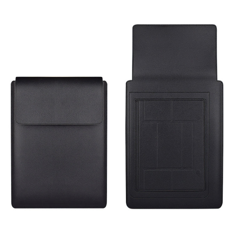 Funda de cuero con funda PU05 Bolsa de transporte con bolsa de almacenamiento pequeña, for 13.3 inch Laptop, for 14.1 inch Laptop, for 15.4 inch Laptop