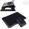 Funda de cuero con funda PU05 Bolsa de transporte con bolsa de almacenamiento pequeña, for 13.3 inch Laptop, for 14.1 inch Laptop, for 15.4 inch Laptop