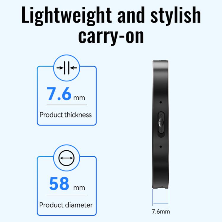 Grabadora magnética inteligente portátil JNN A6 con IA y control mediante aplicación., 8GB, 16GB, 32GB, 64GB, 128GB