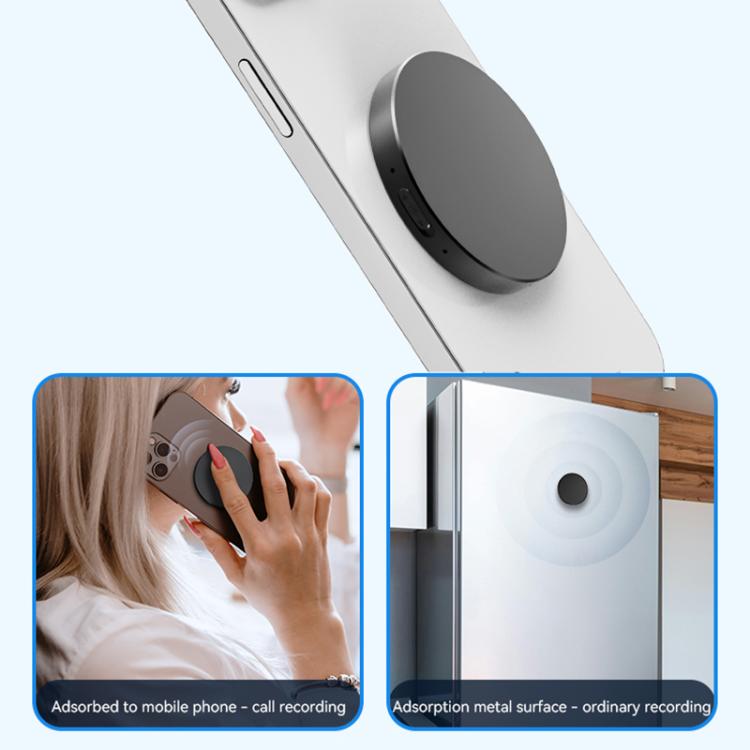 Grabadora magnética inteligente portátil JNN A6 con IA y control mediante aplicación., 8GB, 16GB, 32GB, 64GB, 128GB