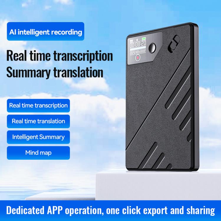 Grabadora magnética inteligente JNN A5 con pantalla OLED y soporte para control por aplicación., 8GB, 16GB, 32GB, 64GB, 128GB
