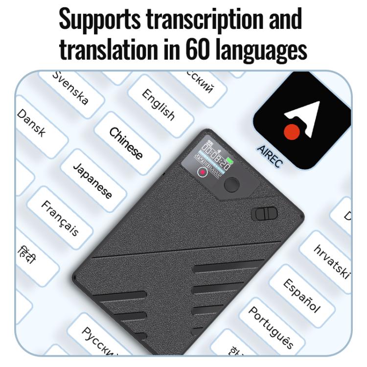 Grabadora magnética inteligente JNN A5 con pantalla OLED y soporte para control por aplicación., 8GB, 16GB, 32GB, 64GB, 128GB