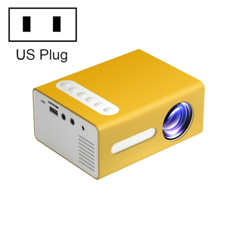 T300 25ANSI LED Proyector de juegos multimedia portátil para el hogar, US Plug