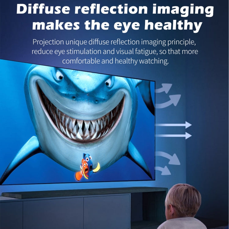 T300 25ANSI LED Proyector de juegos multimedia portátil para el hogar, US Plug