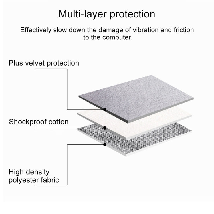 ND01D Estuche protector con funda de fieltro Bolsa de transporte, for 13.3 inch Laptop, for 14.1 inch Laptop, for 15.4 inch Laptop, for 15.6 inch Laptop