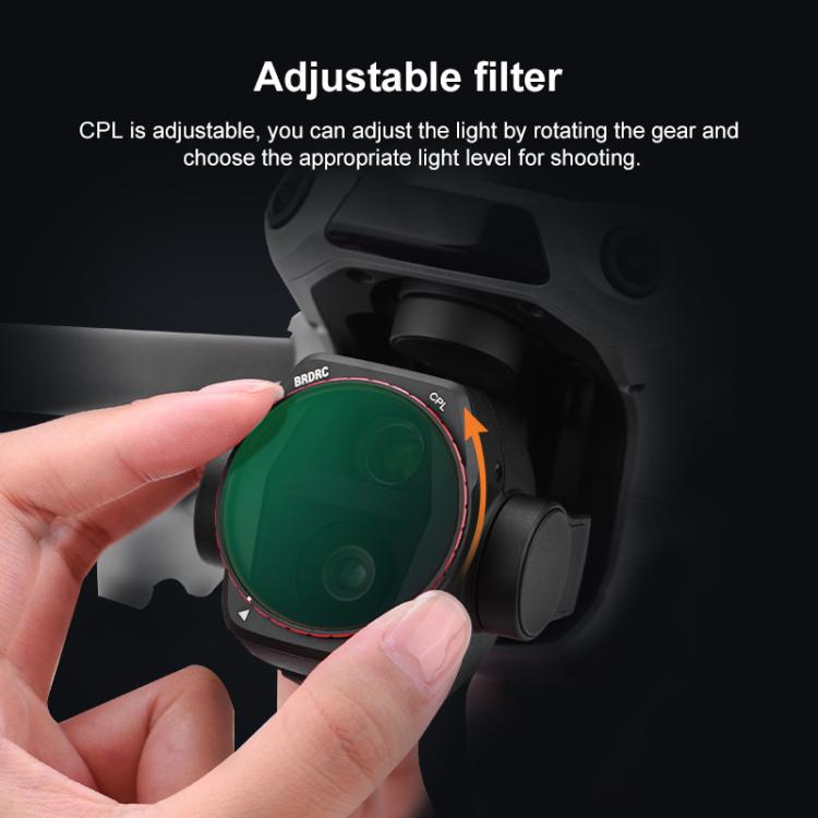 Filtro para lente de cámara BRDRC para DJI Air 3S, UV, CPL, ND8, ND16, ND32, ND64, NIGHT, 3 in 1 CPL UV ND16, 4 in 1 CPL ND16-64, 6 in 1 ND8-64 UV CPL