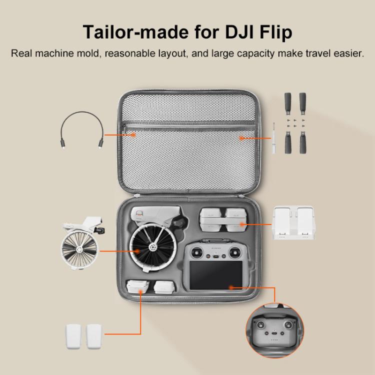 BRDRC Drone Estuche Portátil Bolso de Hombro Individual Bolso de Mano, For DJI Flip