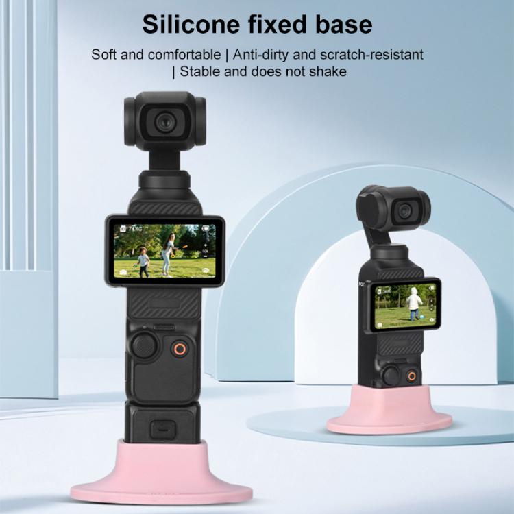 Soporte de base de escritorio de silicona BRDRC, For DJI OSMO Pocket 3