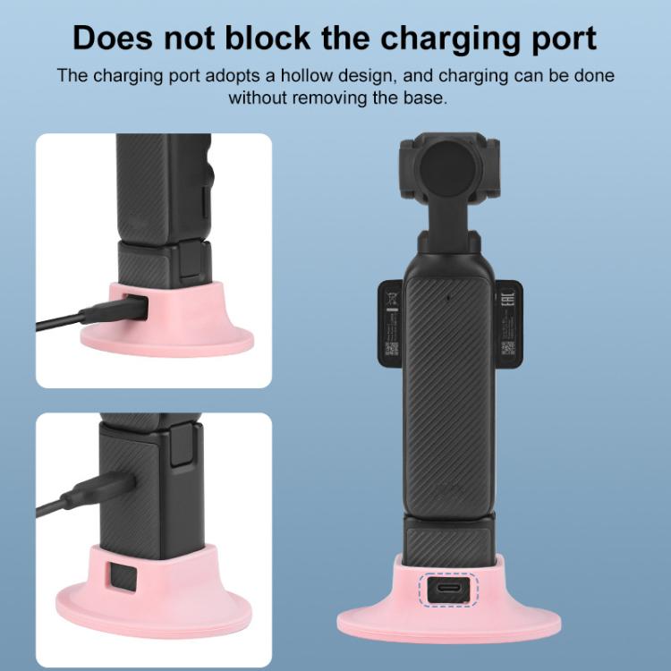 Soporte de base de escritorio de silicona BRDRC, For DJI OSMO Pocket 3