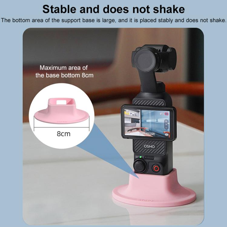 Soporte de base de escritorio de silicona BRDRC, For DJI OSMO Pocket 3