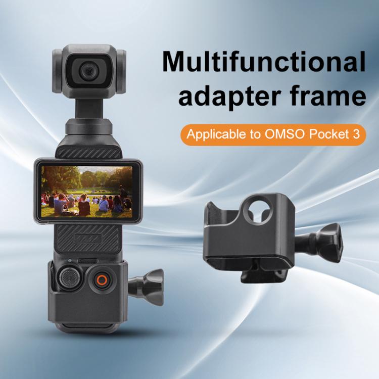 Base adaptadora de marco de protección BRDRC para DJI OSMO Pocket 3, Frame, Frame + Backpack Clip, Frame + Clip + Chest Strap, Frame + Head Strap, Frame + Chest Strap