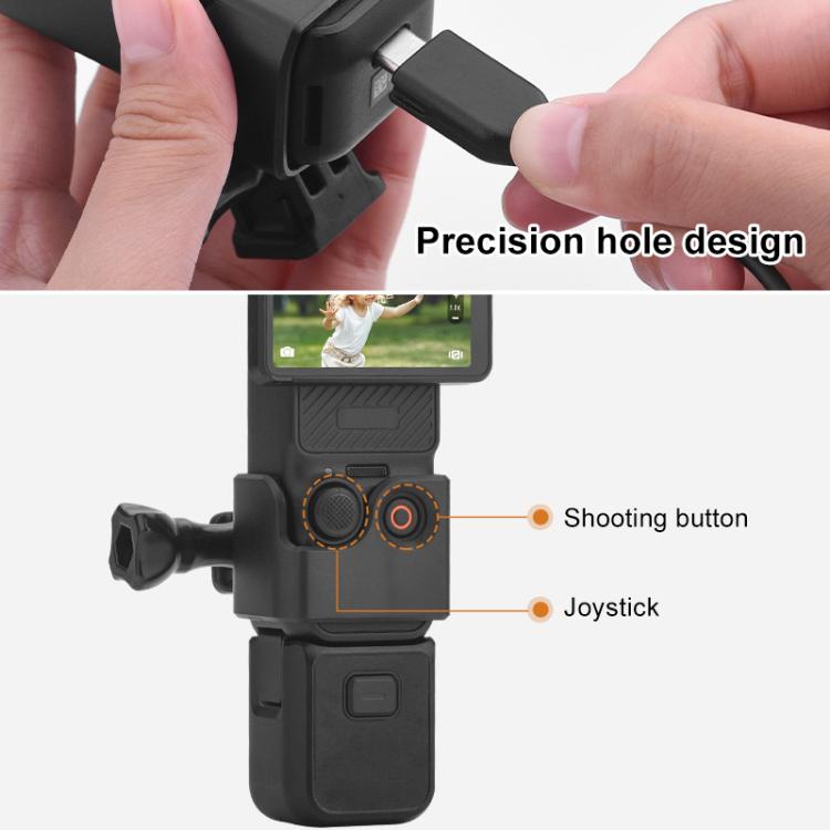 Base adaptadora de marco de protección BRDRC para DJI OSMO Pocket 3, Frame, Frame + Backpack Clip, Frame + Clip + Chest Strap, Frame + Head Strap, Frame + Chest Strap