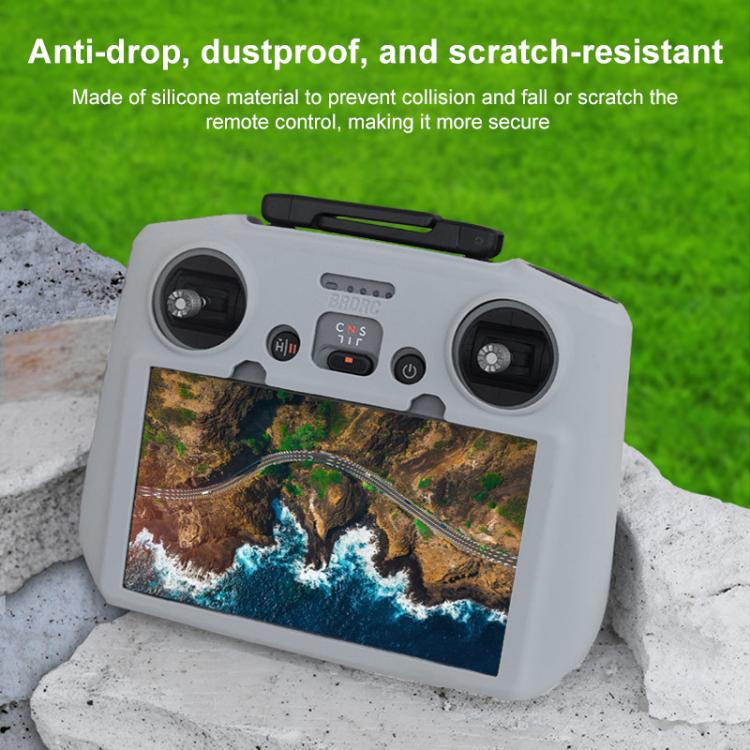 Funda de silicona antigolpes y antiarañazos para mando a distancia BRDRC, For DJI RC 2