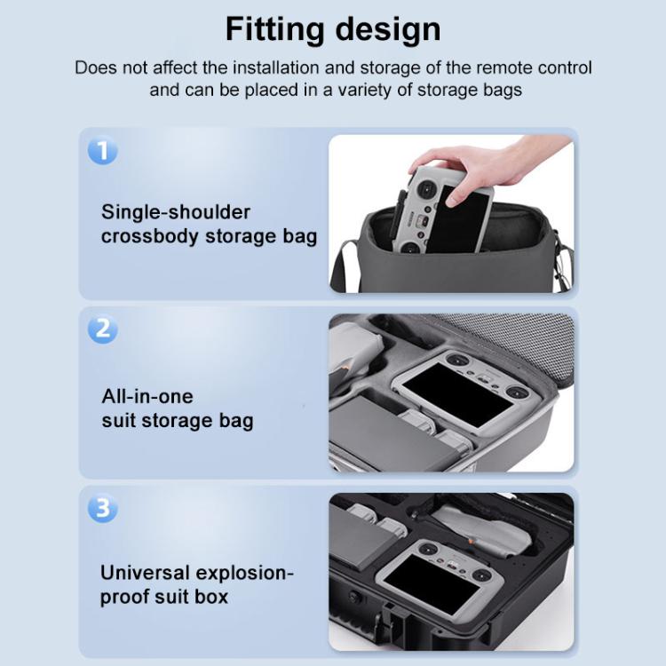 Funda de silicona antigolpes y antiarañazos para mando a distancia BRDRC, For DJI RC 2