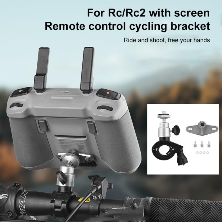 Adaptador de control remoto para drones BRDRC con base y soporte para bicicleta, For DJI RC / RC 2