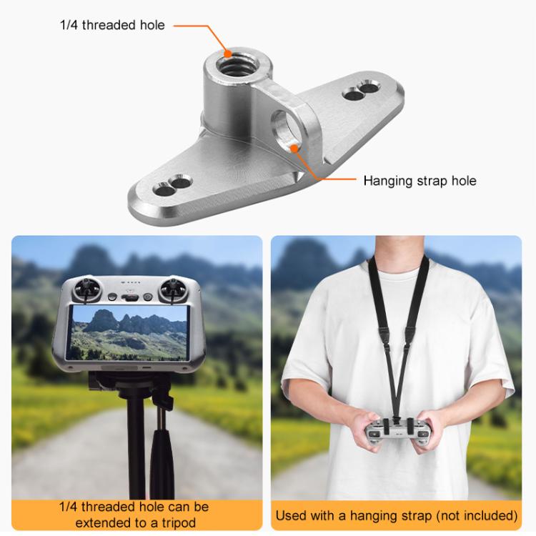 Adaptador de control remoto para drones BRDRC con base y soporte para bicicleta, For DJI RC / RC 2