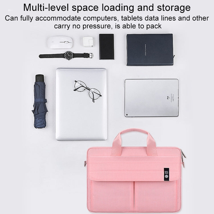 Maletín de mano ST08 Bolsa de almacenamiento sin correa para el hombro, for 13.3 inch Laptop, for 14.1 inch Laptop, for 15.4 inch Laptop, for 15.6 inch Laptop