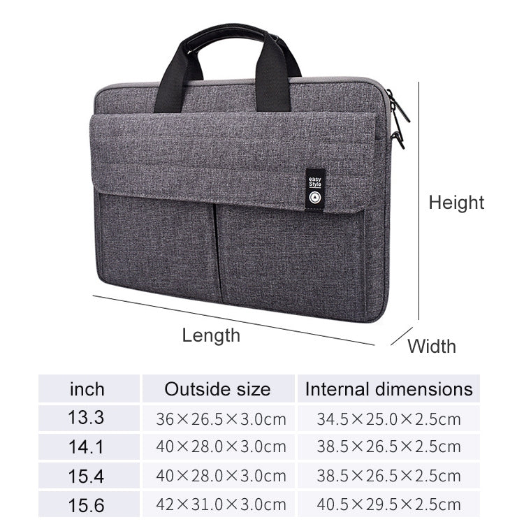 Maletín de mano ST08 Bolsa de almacenamiento sin correa para el hombro, for 13.3 inch Laptop, for 14.1 inch Laptop, for 15.4 inch Laptop, for 15.6 inch Laptop