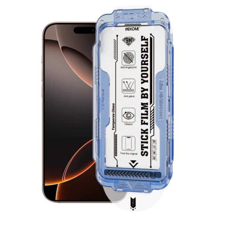 Película de vidrio templado esmerilado AR 6D curva de fácil instalación WK WTP-117, For iPhone 16 Pro Max, For iPhone 16 Pro, For iPhone 16 Plus / 15 Plus, For iPhone 16 / 15, For iPhone 15 Pro Max, For iPhone 15 Pro, For iPhone 13 Pro Max / 14 Plus   ...