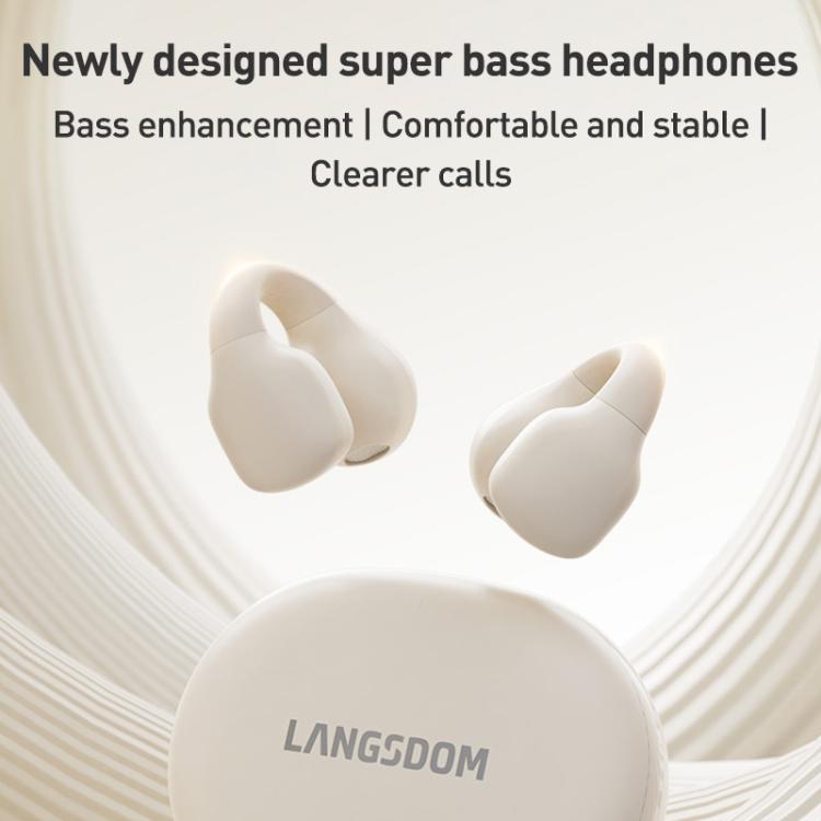 Langsdom TS03 Pro Auriculares inalámbricos Bluetooth con clip