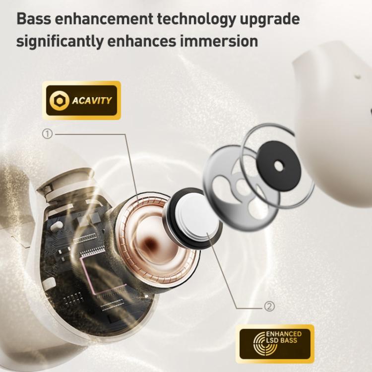 Langsdom TS03 Pro Auriculares inalámbricos Bluetooth con clip