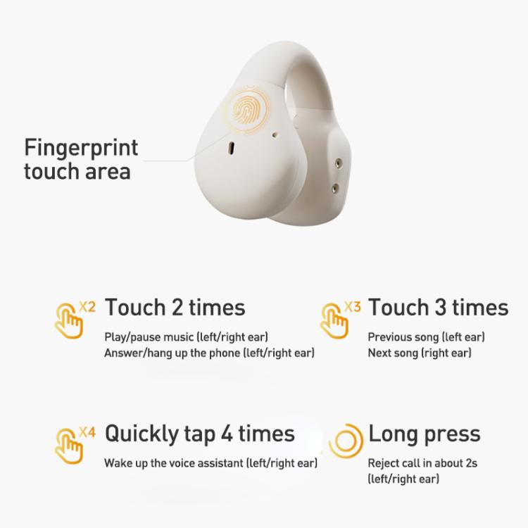 Langsdom TS03 Pro Auriculares inalámbricos Bluetooth con clip