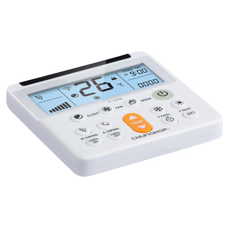 Control remoto universal para aire acondicionado CHUNGHOP K-660E, K-660E