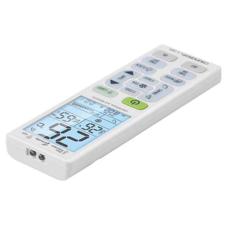 Control remoto universal para aire acondicionado CHUNGHOP K-3302E con linterna y retroiluminación LCD., K-3302E