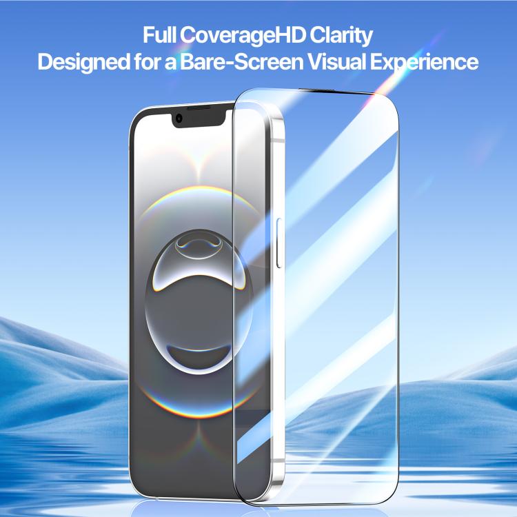 Protector de pantalla de vidrio templado DUX DUCIS Roga Series 2.5D HD totalmente transparente con caja de fácil colocación y eliminación de polvo., For iPhone 17e / 16e, For iPhone 17 Pro Max, For iPhone 17 Pro, For iPhone 17, For iPhone Air          ...