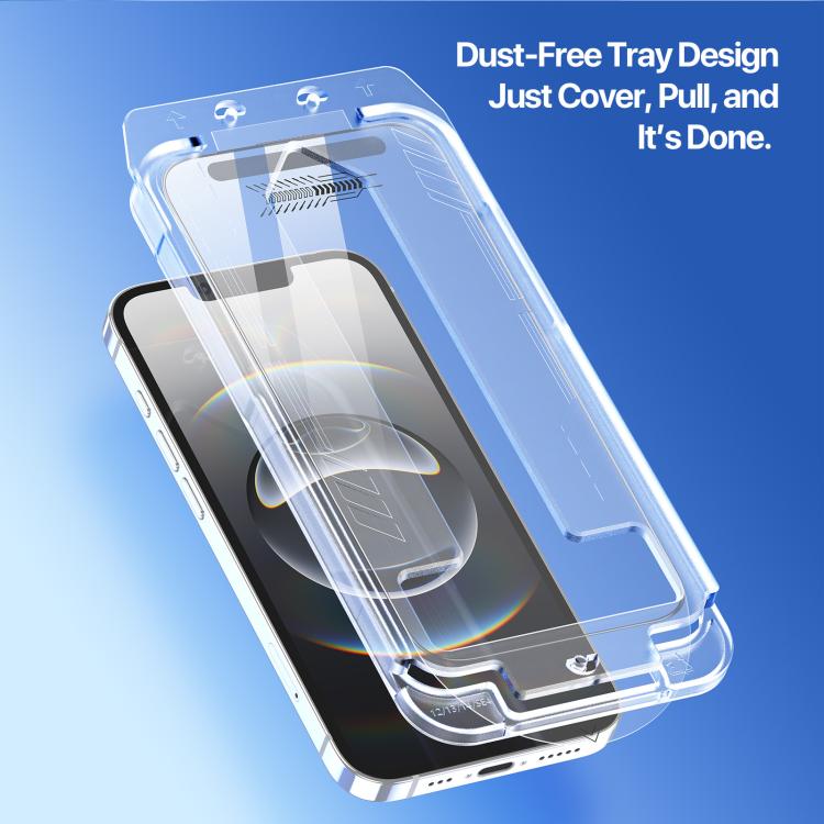 Protector de pantalla de vidrio templado DUX DUCIS Roga Series 2.5D HD totalmente transparente con caja de fácil colocación y eliminación de polvo., For iPhone 17e / 16e, For iPhone 17 Pro Max, For iPhone 17 Pro, For iPhone 17, For iPhone Air          ...