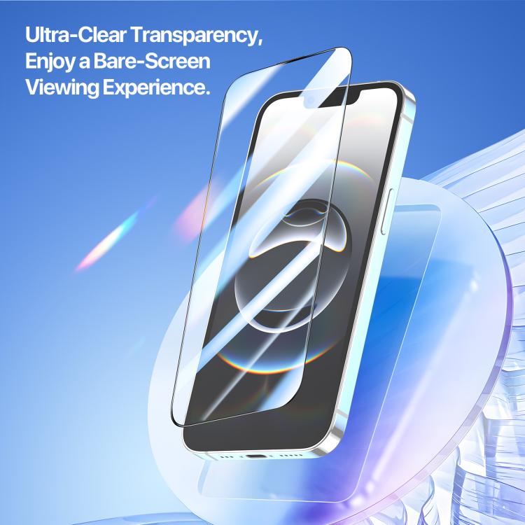 Protector de pantalla de vidrio templado DUX DUCIS Roga Series 2.5D HD totalmente transparente con caja de fácil colocación y eliminación de polvo., For iPhone 17e / 16e, For iPhone 17 Pro Max, For iPhone 17 Pro, For iPhone 17, For iPhone Air          ...