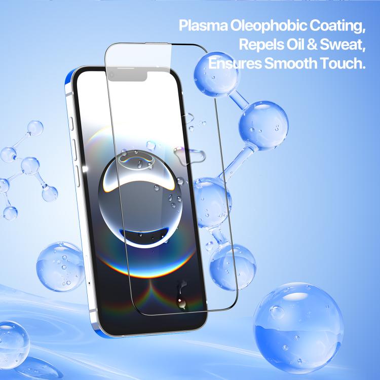 Protector de pantalla de vidrio templado DUX DUCIS Roga Series 2.5D HD totalmente transparente con caja de fácil colocación y eliminación de polvo., For iPhone 17e / 16e, For iPhone 17 Pro Max, For iPhone 17 Pro, For iPhone 17, For iPhone Air          ...