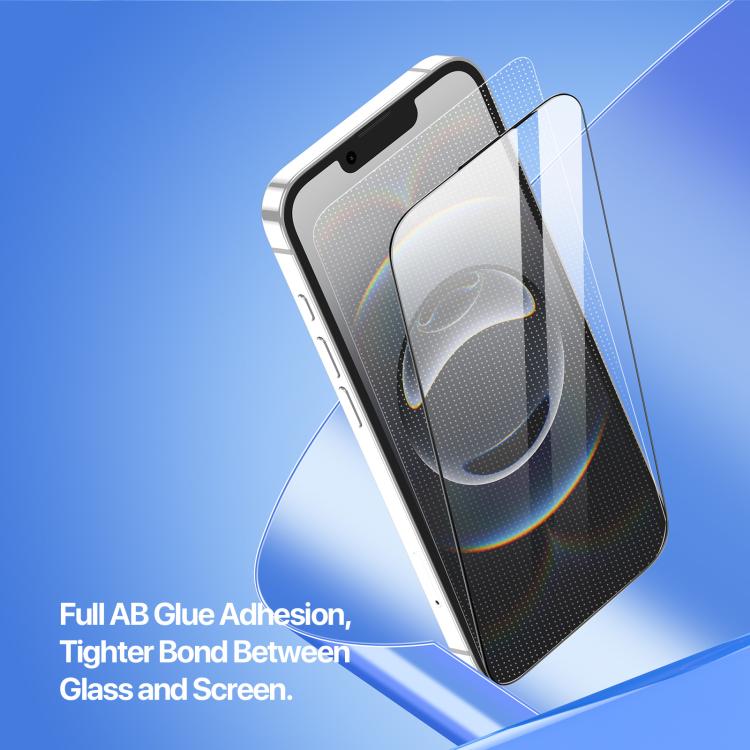 Protector de pantalla de vidrio templado DUX DUCIS Roga Series 2.5D HD totalmente transparente con caja de fácil colocación y eliminación de polvo., For iPhone 17e / 16e, For iPhone 17 Pro Max, For iPhone 17 Pro, For iPhone 17, For iPhone Air          ...