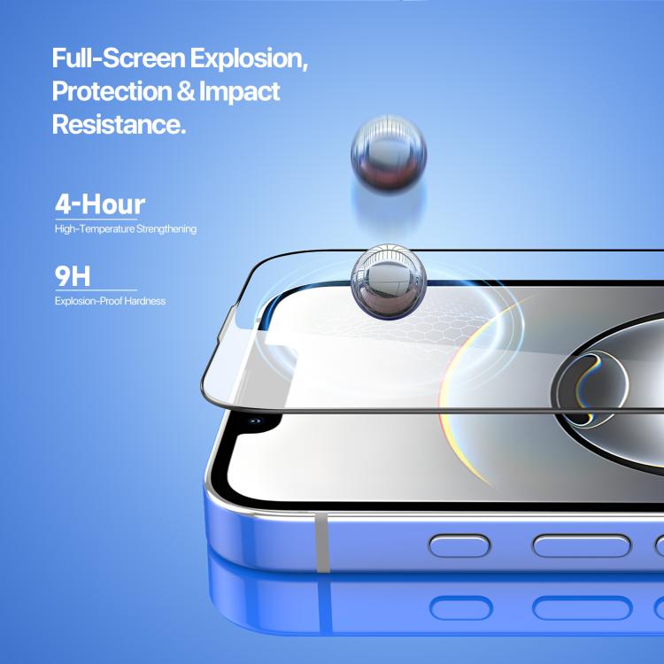 Protector de pantalla de vidrio templado DUX DUCIS Roga Series 2.5D HD totalmente transparente con caja de fácil colocación y eliminación de polvo., For iPhone 17e / 16e, For iPhone 17 Pro Max, For iPhone 17 Pro, For iPhone 17, For iPhone Air          ...